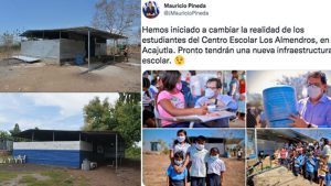 Escuela los almendros cobanos acajutla sonsonate ministro educacion Mauricio Pineda