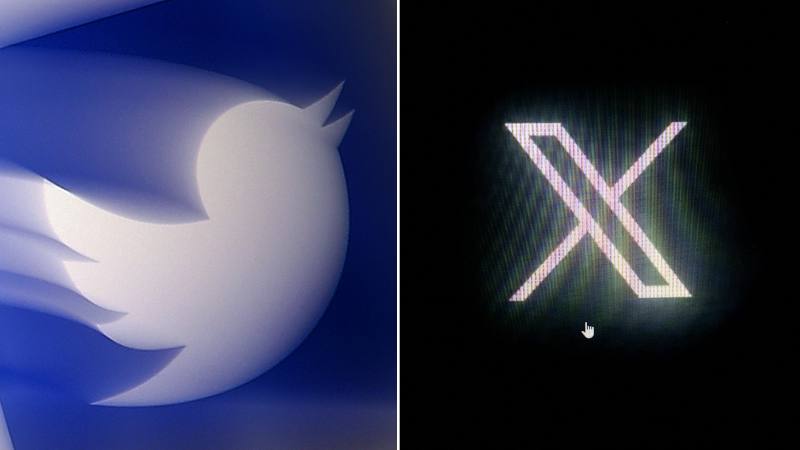 Twitter sustituye el logo del pájaro azul por una X