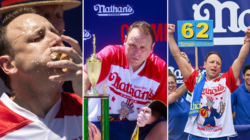 Joey Chesnut, el rey del "hot dog" en Estados Unidos