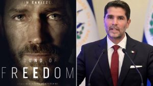 Eduardo Verastegui poster pelicula Sound of Freedom