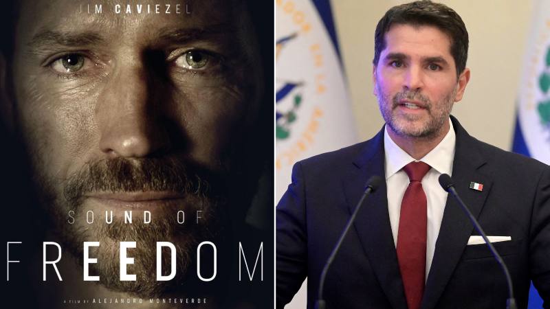 Eduardo Verastegui poster pelicula Sound of Freedom